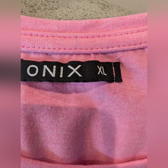 Onix pink cotton t shirt NWOT Size XL tunic length - Picture 9 of 10